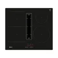 Produktbild: NEFF V56NBS1L0 N50, Induktionskochfeld mit integriertem Dunstabzug 60 cm, Rahmenlos aufliegend, Touch Control Bedienung, Combi Induction, Hohe Absaugleistung, Pflegeleichte Fettfilter, Extrem leise