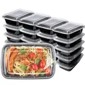 Produktbild: HENSHOW 1 Fach Meal Prep Container mit 20er, 1000ML Prämie Wiederverwendbar BPA Free Lunchbox mit Deckel, Mikrowelle, Gefrierschrank, Spülmaschinenfest