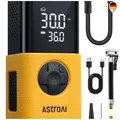 Produktbild: Akku Fahrradpumpe mit LED Anzeige 150 PSI 17 L min