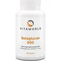 Produktbild: Vitaworld Betaglucan 500 | 90 Kapseln | mit Zink | aus Reinzuchthefe | vegan