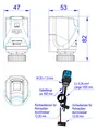 Produktbild: Strawa EGO Regelantrieb M30 x 1,5 230 V, autom. hydr. Abgleich