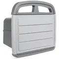 Produktbild: Spetebo - Wand Schlauchhalter Mit Staufach - 35 X 32 Cm - Gartenschlauch Halter Aus Kunststoff Für Schläuche Bis 45 M