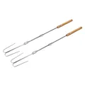Produktbild: Petromax Lagerfeuer-Spieße mit gebogener Gabel 2er-Set