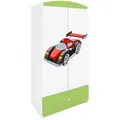 Produktbild: Raumhirsch Furniture Kinderkleiderschrank, Grün, Holzwerkstoff, 90x175x52 cm, Kinder- & Jugendzimmer, Kindermöbel, Kinderkleiderschränke