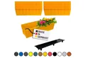 Produktbild: BURI Blumenkasten Europaletten Blumenkasten Gelb 12 Stück zum Einlassen Pflanzkasten