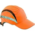 Produktbild: SCOTT Safety Anstoßkappe First Base 3 Classic Hi-Vis 52-65cm orange Mikrofaser EN812:A1 EN471