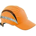 Produktbild: Safety Anstoßkappe First Base 3 Classic Hi-vis 52-65cm Orange Mikrofaser En812:a1 En471 - Scott