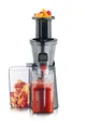 Produktbild: SEVERIN Slow Juicer – Entsafter für Saft, Sorbet, Eis, Marmelade uvm., elektrische Saftpresse aus Edelstahl, einfache Reinigung dank Easy-Clean Konzept, 1L Auffangbehälter, 150 Watt, ES 3571