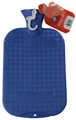 Produktbild: fashy Wärmflasche Halblamelle blau 6440 54  2,0 Liter