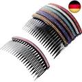 Produktbild: 7 Stück Haarkamm 20 Zähne Strass Kamm Pin Clip Hake Braut Haarkämme Zubehör für