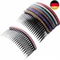 Produktbild: 7 Stück Haarkamm 20 Zähne Strass Kamm Pin Clip Hake Braut Haarkämme Zubehör für