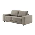 Produktbild: Riess Ambiente Großes Sofa LOFT - B: 210cm - Taupe - 3-Sitzer Couch mit Taschenfederkern und Samtbezug, Rundum Bezug