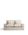 Produktbild: Anarela 2-Sitzer-Sofa 220 x 64 x 107 cm Leinen Viskose Beige