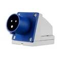 Produktbild: REV Caravan, CEE-Stecker Wand 230V, 3-polig, 1Ph + N+ PE, IP44, blau