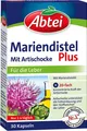 Produktbild: Abtei Mariendistelöl Plus Mariendistelölkapsel Artischocke Leber 30 Kapseln