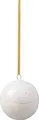 Produktbild: VILLEROY & BOCH Winter Glow Ornament Kugel Baumschmuck Porzellan 6,2 cm beige