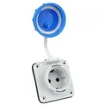 Produktbild: Hermetische Steckdose Schuko Einbausteckdose 230V IP68 0639