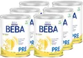 Produktbild: BEBA PRE - Anfangsmilch von Geburt an, Nur Laktose, Ohne Palmöl, Ohne Fischöl, Babynahrung, Baby-Milchpulver, 6er Pack (6 x 800g)
