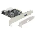 Produktbild: DeLock PCI Express x4 Card > 1 x external + 1 x internal SuperSpeed USB 10 Gbps (USB 3.1, Gen 2)