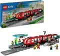 Produktbild: LEGO® Straßenbahn mit Haltestelle (60423), LEGO LEGO City Konstruktionsspielsteine, (811 St), Made in Europe