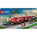 Produktbild: LEGO City 60423 Straßenbahn mit Haltestelle
