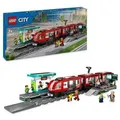 Produktbild: LEGO City Straßenbahn mit Haltestelle, Bauspielzeug für Kinder 60423
