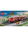 Produktbild: LEGO City 60423 Straßenbahn mit Haltestelle