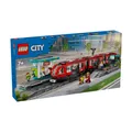 Produktbild: LEGO City (60423) - Straßenbahn mit Haltestelle | Downtown Streetcar and Station