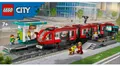 Produktbild: LEGO City 60423 Straßenbahn mit Haltestelle Kiosk Downtown Tram Blindenhund  NEU