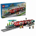 Produktbild: LEGO 60423 City Straßenbahn mit Haltestelle, 6 Minifiguren, Coffee-Shop