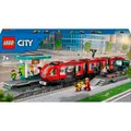 Produktbild: LEGO City 60423 Straßenbahn mit Haltestelle Lego