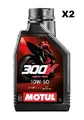 Produktbild: 2 Liter Öl Motorrad MOTUL 300V 4T Factory Line Road Racing 10W50 100% Kunststoff