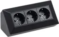 Produktbild: ChiliTec 3-fach Steckdosenblock, schwarz Mehrfachsteckdose