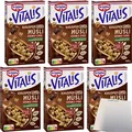 Produktbild: Dr.Oetker Vitalis Knusper Plus Müsli Double Choc 6x420g Packung usy Block