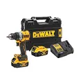 Produktbild: Dewalt 18 Volt 2-Gang Akku Bohrschrauber DCD800P2T (kraftvolles 2-Gang Vollmetall-Getriebe, bürstenloser Motor, 13 mm Schnellspannbohrfutter, LED-Leuchte, inkl. 2x 5.0Ah Akkus, Ladegerät & TSTAK-Box)