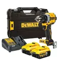 Produktbild: DeWalt Akku-Bohrschrauber + 2xAkku 5Ah 18V XR Ladegerät + TSTAK DCD800P2T-QW