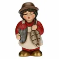 Produktbild: THUN - Krippe 2022 - Krippenfigur aus Keramik, handverziert, rotes Kleid, Klassische Krippe - 4,3 x 4,5 x 8 cm h