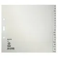 Produktbild: Leitz Register 12000085 A-Z DIN A4 24x21cm 20teilig Papier grau