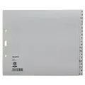 Produktbild: Leitz A - Z Alphabetische Register DIN A5 Grau 20-teilig 100 g/m2 Pappkarton 3 Löcher 1200