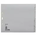 Produktbild: Leitz A - Z A-Z Register Recycled DIN A5 Grau 20-teilig 100 g/m2 Pappkarton 3 Löcher 1200