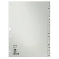 Produktbild: LEITZ Register A4 4300 A-Z Papier grau 4300-00-85 Papierregister 100g NEU