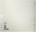 Produktbild: Leitz 1200 Register - A - Z, Papier, A4 Überbreite, 21 cm hoch, 20 Blatt, grau