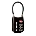 Produktbild: Master Lock 4688D TSA-Zahlenschloss Schwarz Gepäckschloss 1 Stk Zahlencode