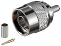 Produktbild: Goobay N-Stecker Crimp Ø 5,2 mm - mit vergoldetem Kontakt, für RG 58-Kabel