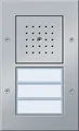 Produktbild: Gira 126765 Türstation AP 3fach Aluminium Türkommunikations Systeme