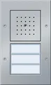 Produktbild: Gira 126765 Türstation AP 3fach, Türkommunikations-Systeme, Aluminium