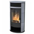 Produktbild: Fireplace Kaminofen Zeitbrandofen Alicante Speckstein mit Teefach (8kW)
