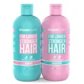Produktbild: HAIR BURST Shampoo und Conditioner Set für Längeres und Stärkeres Haar mit Natürliche Wirkstoffe – Haarwachstum beschleunigen und Haarausfall vermeiden – Ohne SLS und Parabene (2 x 350ml)