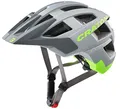Produktbild: Cratoni Mountainbikehelm Allset Fahrradhelm Inlinerhelm (grau-Neongelb, S/M (54-58 cm))