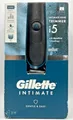 Produktbild: Gillette Intimate Trimmer i5 Bodygroomer Herren Nass/Trocken 3 Aufsätze 100min